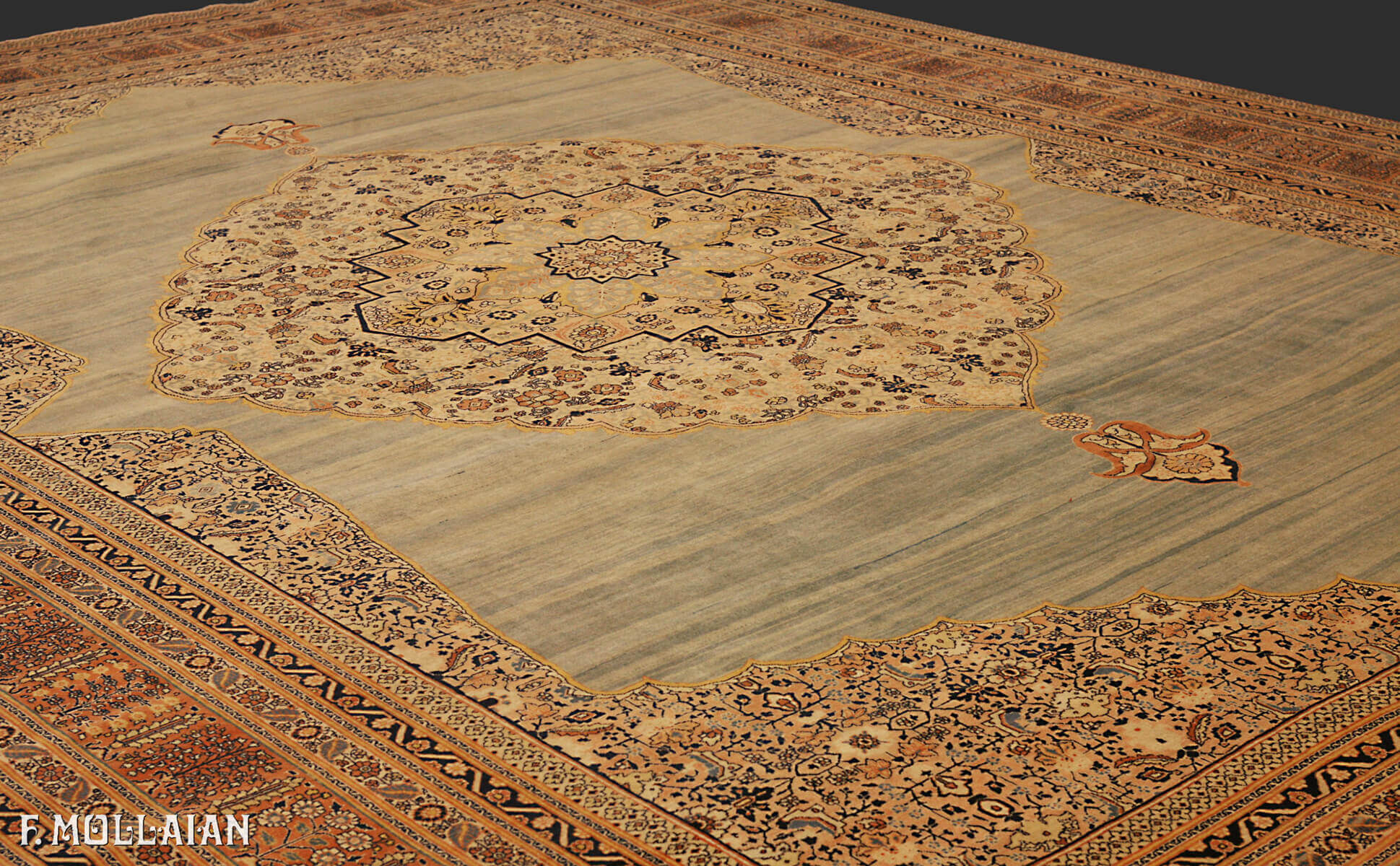 Teppich Persischer Antiker Tabriz Hadji djalili n°:26559648